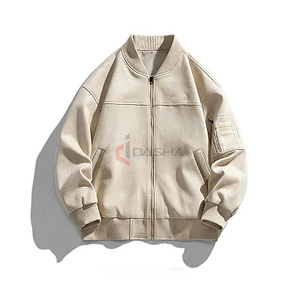 Chaqueta Softshell de Lona Bordada Estilo Urbano para Hombre 2026 al por Mayor de Alta Calidad con Cuello Alto para Invierno - Product Image 3