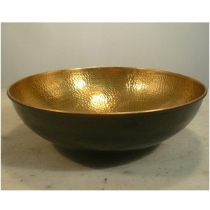 Bol décoratif en métal noir avec poignée en renne bols à salade de fruits pour centre de table décoratif - Product Image 3