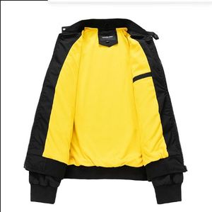 Chaqueta Bomber de lona clásica con capucha de secado rápido ligero ajuste cómodo diseño Simple sensación suave para el estilo de vida activo de los hombres - Product Image 6