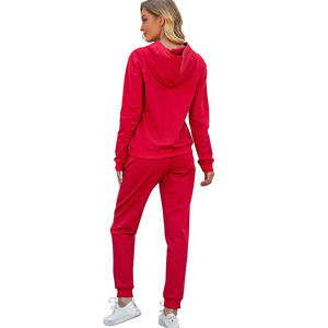 Conjunto deportivo de dos piezas para mujer, atuendo informal, tela suave, ajuste cómodo para gimnasio, entrenamiento, descanso y uso diario. - Product Image 6