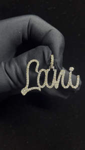 Colgante de Lujo con Diseño Personalizado de Hip Hop, Chapado en Plata, con Moissanita Redonda de Corte Brillante, Estilo Iced Out, para Uso en Escenarios Musicales, Proveedor Indio - Product Image 3