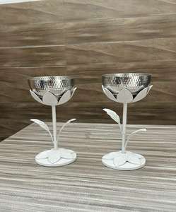 Gobelets à dessert en acier inoxydable jetables de qualité supérieure et au design élégant, écologiques, ronds et à pied - Product Image 5