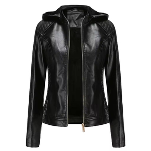 Veste en cuir véritable pour femmes parfaitement conçue pour tous les styles de garde-robe, du streetwear minimaliste à l'élégante tenue de soirée - Product Image 4