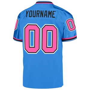 Maillot de football personnalisé pour homme, col en V, 100 % polyester, impression par transfert thermique, broderie, nom d'équipe, logo, postes, manches courtes - Product Image 5