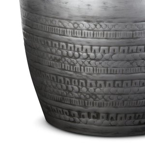 Tabouret d'appoint contemporain en métal Tabouret d'appoint au design unique fait à la main Console incrustée d'os pour le salon et la chambre à coucher - Product Image 2