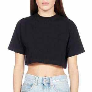 เสื้อยืดครอปฟิตเนสสำหรับผู้หญิง เสื้อยืดออกกำลังกายแบบรัดรูป สำหรับการเพาะกายและการฝึกซ้อมสำหรับผู้หญิง - Product Image 1