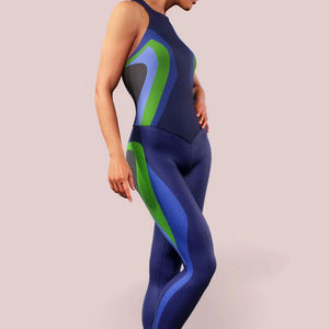 Mono Deportivo de Yoga de una Pieza 2026, Ropa Deportiva de Manga Corta, Mono Largo para Gimnasio, Ejercicio y Entrenamiento para Mujer - Product Image 3