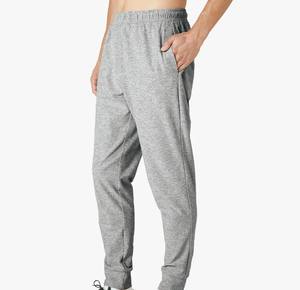 Pantalon de jogging ample à cordon de serrage en toile écologique pour homme, taille plus, délavé - Product Image 4