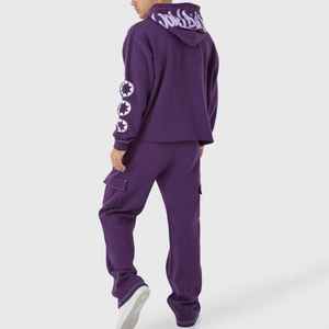 2025 qualité supérieure imprimé personnalisé hommes formation Jogging porter respirant 100% coton Gym Sportswear ensembles solide survêtement - Product Image 5