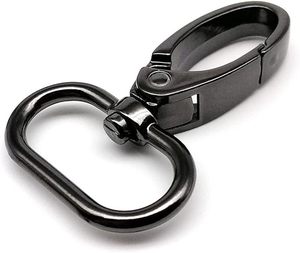 Swivel Lobster Clasp Hook for Bags & Purses Bulk Metal Trigger Snap <b>Buckle</b> <b>Clip</b> Key Ring, Dog Chain & Collar Hardware Accessory - Product Image 5