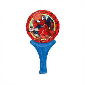 Globo de Aluminio de Spiderman 15x30cm, Decoración para Fiestas, Bolsa de 2 Piezas - Product Image 2