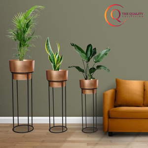 Let style bloom in your home these copper pots and black stands blend nature and modern design creating new product for decor - Product Image 6