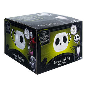 Taza 3D de Pesadilla Navideña con Diseño de Jack Skellington, Tapa para Tazas de 200ml, 400ml, 600ml, Diseño de Dibujos Animados Occidentales para Regalos - Product Image 1