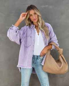 Chaquetas largas de mezclilla para mujer, talla grande, para exteriores, venta directa de fábrica, alta calidad, personalizadas, 2024, gran oferta. - Product Image 6