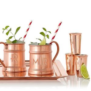 Best Quality Customized Metal Copper Engraved Bar Utensil Deluxe Drinking <b>Mugs</b> Wholesale <b>Set</b> Hot Selling Back School Gift - Product Image 4