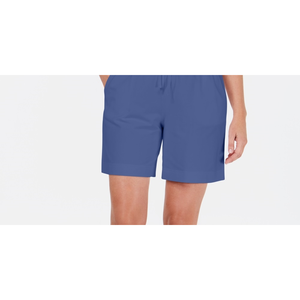 Pantaloncini da donna Karen Scott blu con coulisse, taglia XS, in cotone traspirante con decorazioni di paillettes - Product Image 2