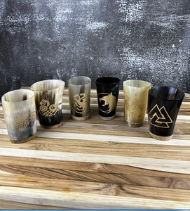 Taza de Cuerno de Búfalo de Diseño Moderno Hecha a Mano, Excelente Calidad, Pulida, Ecológica, Tazas para Beber de Tamaño Personalizado para Cocina y Bar - Product Image 5