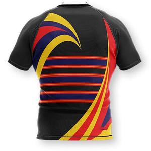 Proveedor de Uniformes de Rugby Transpirables con Impresión Personalizada, Conjunto de Camiseta y Pantalones Cortos de Alto Rendimiento para Clubes, Escuelas y Pedidos al por Mayor - Product Image 4