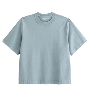 Vêtements d'été en gros, t-shirt surdimensionné à épaules tombantes en coton 100% respirant de haute qualité, impression personnalisée, blanc pour hommes - Product Image 5