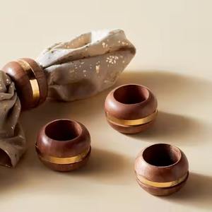 Anneaux de serviette en résine, décorations de table uniques pour des fêtes élégantes - Product Image 6