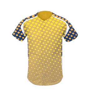 Camiseta de béisbol sublimada personalizada con estampado profesional bordado talla XL Top con nombre de equipo patrón de número de 'fútbol americano' - Product Image 5