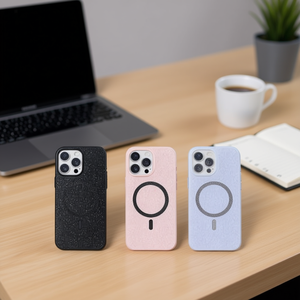 Funda de Cuero Natural de Color Puro para S25 con Anillo Magnético Anti-Caídas para Teléfono Móvil - Product Image 3