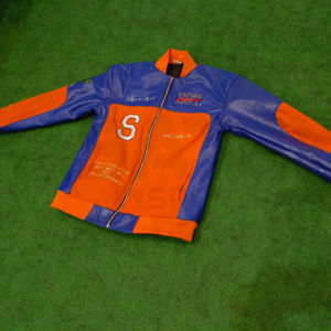 Chaqueta Deportiva Unisex de Estilo Urbano, Chaqueta de Cuero de Alta Calidad, Informal, Cálida para Invierno, Transpirable, con Bordado Frontal y Parches - Product Image 1