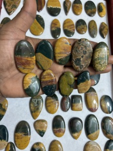 Cabujón de Jaspe Oceánico Natural de Alta Calidad, Gema Suelta de Formas Mixtas, Personalizable, de Grado Superior, Certificado por Terceros, Gemas Trimurti - Product Image 3