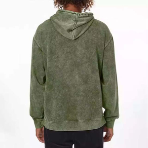 Sudaderas con capucha de lavado ácido, ropa de hombre, ropa de calle, jersey de diseño personalizado OEM de alta calidad, sudadera con capucha de lana de algodón transpirable - Product Image 3