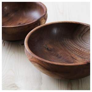 DINNER NATURAL BEST WOODEN BOWL SALAD BOWL <b>Set</b> Different Sizes of Wood Bowl <b>Set</b> for Restaurant Kitchen handmade - Product Image 5