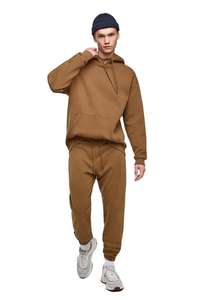 Jersey de gran tamaño personalizado de alta calidad, trajes de jogging para hombre, chándal de invierno transpirable de talla grande, fabricación de talla Hugh - Product Image 4