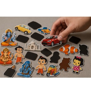 Autocollants magnétiques en PVC personnalisés, haute qualité, imperméables, résistants aux UV, décalcomanies magnétiques pour applications promotionnelles intérieures, meilleur prix - Product Image 1