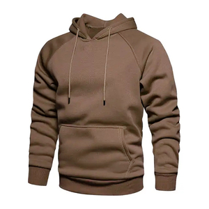 Men's Winter <b>Hoodies</b> <b>Plain</b> Dyed Customized Long Sleeve Streetwear Fashion Gym Pullover Warm Soft Fleece Breathable Eco-Friendly - Product Image 3