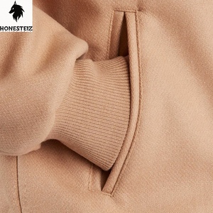 แจ็กเก็ตขนสัตว์ของผู้ชายคอปกตั้งสบายตัวอักษรอบอุ่นกันลมน้ำหนักเบาราคาสมเหตุสมผล - Product Image 6