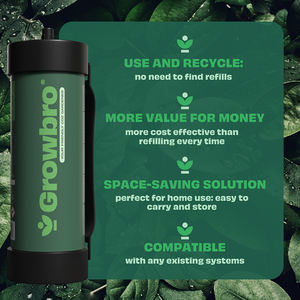 Exportateur en gros d'excellente qualité vendant des bouteilles jetables de 3,3 L remplies de CO2 de Growbro pour la culture de plantes d'Europe - Product Image 6