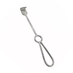 เครื่องมือผ่าตัดคุณภาพสูงชนิด Volkmann Retractor แบบ 4 ง่าม ผลิตจากเหล็กกล้าไร้สนิมแบบด้าน ใช้ซ้ำได้ รุ่น Senn Retractor - Product Image 1