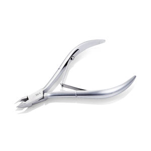 Pince à cuticules en acier au carbone Outils de soin des ongles Manucure Pédicure Coupe-ongles Lap Joint Dual Spring Dull Finish Nippers 5mm Tip - Product Image 1