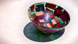 Cuenco de madera de resina personalizado de tendencia de producto mejor vendido con diseño de hogar y jardín vajilla de mesa cuencos antiguos - Product Image 4