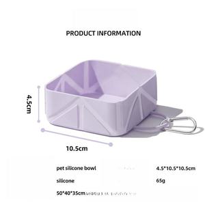 Tazón Plegable Portátil de Silicona para Perros y Gatos, para Alimentar y Dar de Beber a Mascotas - Product Image 4