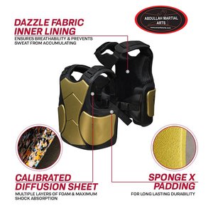 Protector de Pecho de Cuero para Boxeo, de la Más Alta Calidad, Duradero, del Mejor Proveedor, Equipo de Protección para Peleas de ABDULLAH MARTIAL ARTS - Product Image 5
