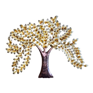 Decoración de pared de Metal con forma de flores de primera calidad, decoración para el hogar y la Oficina, arte de pared, decoración de dormitorio, arte de pared de hierro y aluminio - Product Image 5
