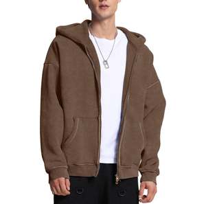 เสื้อมีฮู้ดแบบสวมหัวสำหรับผู้ชาย, ใหม่เสื้อกันหนาวผ้าฝ้าย100% นุ่มพิเศษเสื้อวินเทจโอเวอร์ไซส์ปกเสื้อ - Product Image 4