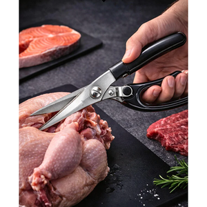 Ciseaux de cuisine professionnels en acier inoxydable pour couper la viande de volaille, le poisson - Product Image 1