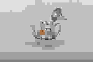 Tetera de latón con estilo, tetera con grabado, utensilios de cocina calientes de Metal para servir té, incluye cucharas, utensilios en colección cálida - Product Image 5