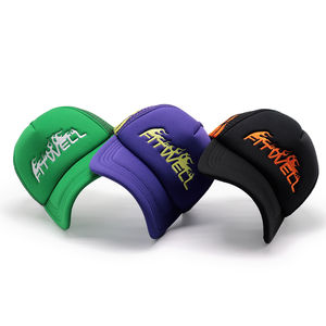Gorras de camionero de malla de espuma Diseña tu propio logotipo bordado Sombreros de llama personalizados - Product Image 4