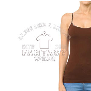 FANTASY WEAR OEM 2026 Venta al por Mayor y Logotipo Personalizado, Camiseta sin Mangas Básica de Verano para Mujer, de Algodón Acordonado, Informal, con Certificación CE IS0 - Product Image 3
