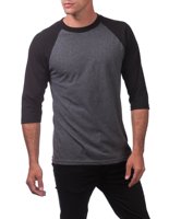 T-shirt Homme Personnalisé à Manches Longues Gris Noir Contrastant Col Rond Coupe Classique en Coton Jersey Décontracté Streetwear Vente en Gros