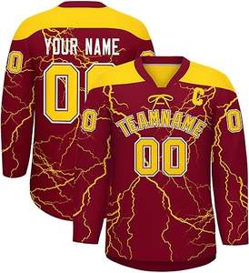 Ordene camisetas de hockey sobre hielo personalizadas a granel Gráficos personalizados de tela de nivel profesional para tiendas, clubes y distribuidores - Product Image 3