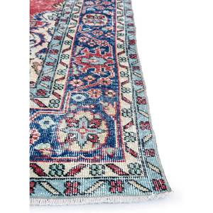 Tapis en laine noué à la main de grande taille, motif rectangulaire médaillon rouge-orange, design abstrait, pour salon domestique Pae-2621 - Product Image 4