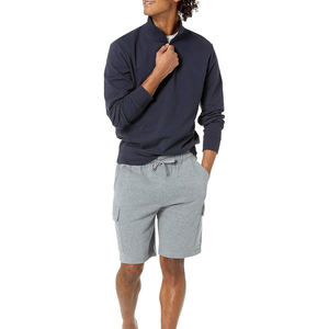 เสื้อสเวตเตอร์ผ้าฟลีซแบบสวมหัวซิปแขนยาวลำลองสำหรับผู้ชายมาใหม่ - Product Image 4